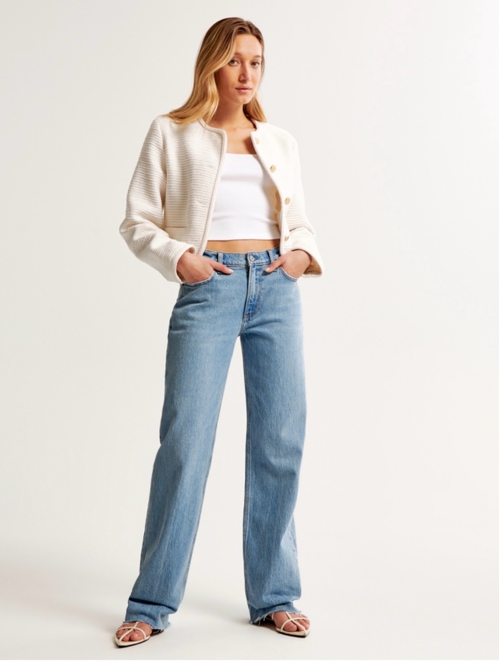 Abercrombie & Fitch the baggy low rise curve love
